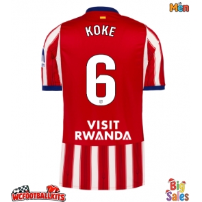 Atletico Madrid Koke #6 Replica Home Stadium Shirt 2026-27 Short Sleeve